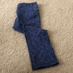 Lucy heather blue crop leggings